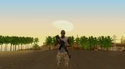 CoD MW3 Africa Militia v5 para GTA San Andreas miniatura 1