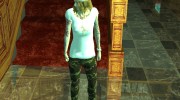 Девушка в камуфляжных штанах para GTA San Andreas miniatura 1