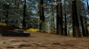 Густой лес v2 для GTA San Andreas миниатюра 3
