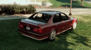 BMW E34 M5 1991 v2 for GTA 5 miniature 5