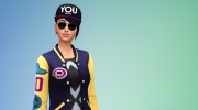 Набор кепок Sporty Caps для Sims 4 миниатюра 2