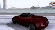 Nissan 350Z Cabrio для GTA San Andreas миниатюра 2