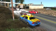 Taxi from GTA V для GTA San Andreas миниатюра 11