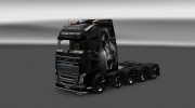Skin Volvo FH 2012 i Love Music para Euro Truck Simulator 2 miniatura 1