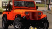 Jeep Wrangler для GTA San Andreas миниатюра 13