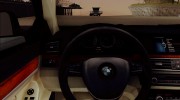BMW 550i F10 для GTA San Andreas миниатюра 5