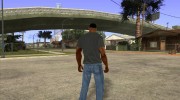 CJ в футболке (K DST) для GTA San Andreas миниатюра 5
