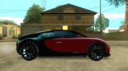 Bugatti Veyron Final для GTA San Andreas миниатюра 5
