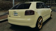 Audi S3 2010 v1.0 for GTA 4 miniature 3