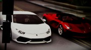 Lamborghini Huracan для GTA San Andreas миниатюра 3