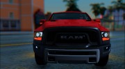 Dodge Ram Rebel 2017 для GTA San Andreas миниатюра 6