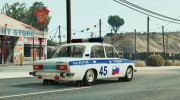 VAZ-2106 Police para GTA 5 miniatura 3
