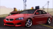 BMW M6 2013 для GTA San Andreas миниатюра 1