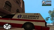 Premier Ambulance для GTA San Andreas миниатюра 4