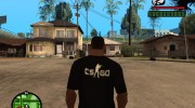 Футболка с логотипом Counter Strike для GTA San Andreas миниатюра 2