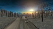 Зимний мод 3.0.1 (HQ) for Euro Truck Simulator 2 miniature 1