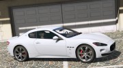 2010 Maserati GranTurismo S для GTA 5 миниатюра 9