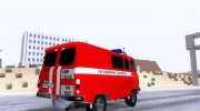 УАЗ-3909 Пожарная служба для GTA San Andreas миниатюра 4