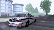 New Ford Crown Victoria FBI Police Unit para GTA San Andreas miniatura 3
