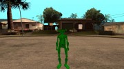Зелёный человечек para GTA San Andreas miniatura 1