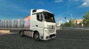 Mercedes Actros MP4 DHL Tandem for Euro Truck Simulator 2 miniature 2