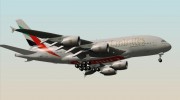 Airbus A380-800 Emirates для GTA San Andreas миниатюра 5