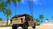 Hummer H1 HMMWV with mounted Cal.50 для GTA San Andreas миниатюра 4