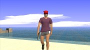 Skin GTA V Online в летней одежде v2 для GTA San Andreas миниатюра 4