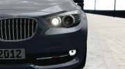 BMW GT F07 2012 GranTurismo for GTA 4 miniature 12