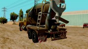 Realistic Cement Truck для GTA San Andreas миниатюра 2