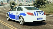 Opel Insignia 2016 Yeni Türk Polisi para GTA 5 miniatura 3