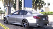 2012 BMW M5 F10 1.0 для GTA 5 миниатюра 2