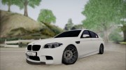 BMW M5 F10 Grey Demon for GTA San Andreas miniature 1