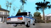 ВАЗ 2107 Полиция para GTA San Andreas miniatura 4