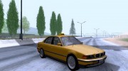 BMW 730i E38 1996 Taxi para GTA San Andreas miniatura 6
