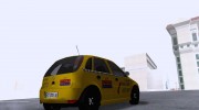 2005 Opel Corsa 1.2 16V Taxi para GTA San Andreas miniatura 3