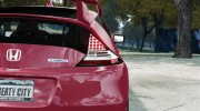 Honda Mugen CR-Z 2011 для GTA 4 миниатюра 13