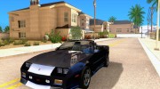 Chevrolet Camaro 1992 для GTA San Andreas миниатюра 1