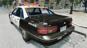 Chevrolet Caprice Police 1991 v.2.0 для GTA 4 миниатюра 3