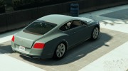 Bentley Continental GT 2012 для GTA 5 миниатюра 3