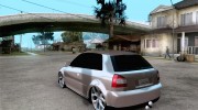Audi A3 для GTA San Andreas миниатюра 3