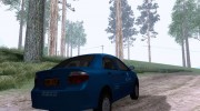 Toyota Vios - BLUE TAXI для GTA San Andreas миниатюра 3