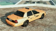 NYPD CVPI Undercover Taxi for GTA 5 miniature 4