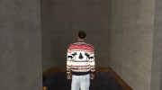 Зимний свитер с оленями для GTA San Andreas миниатюра 5