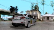 Mitsubishi Lancer Evolution X Казахстанская Полиция для GTA San Andreas миниатюра 4