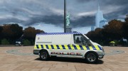 Ford Transit Polish Police for GTA 4 miniature 5