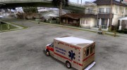 Ford E-350 Ambulance v2.0 для GTA San Andreas миниатюра 3