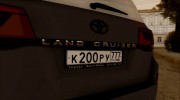 Toyota Land Cruiser 200 2017 для GTA San Andreas миниатюра 5