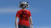 Raccoon Mask from GTA Online для GTA San Andreas миниатюра 2