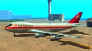 Boeing 747 Air Canada para GTA San Andreas miniatura 2
